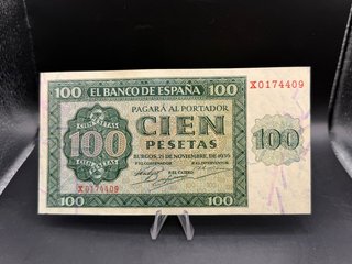 Billete 100 Pesetas España 1936