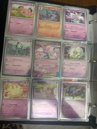Lote 70 cartas pokemon  fuegos fantasmales