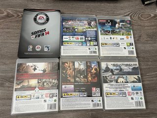 Consola PS3 Slim Negra + 5 Juegos