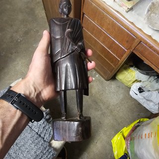 Statuetta Africana Legno Ebano