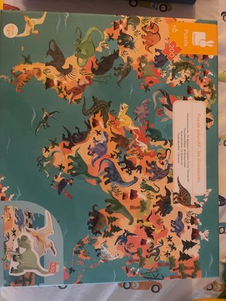 Puzzle Janod 200 piezas dinosaurios