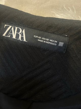 Chaleco Zara Negro Talla XS