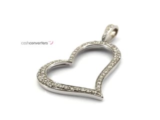 colgante oro 14k con piedra con diamante