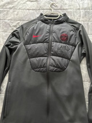Chaqueta Nike Hombre Gris , logotipo de PSG