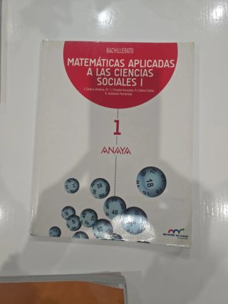 Matemáticas aplicadas a las Ciencias Sociales I...