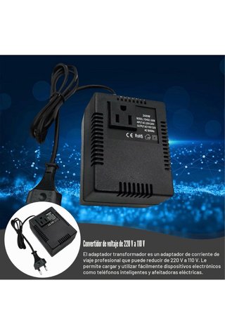 Convertidor Voltaje 300W 220V a 110V