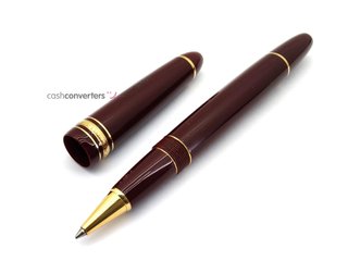 boligrafo alta gama montblanc rollerball meistesrtuck classique burdeos 163