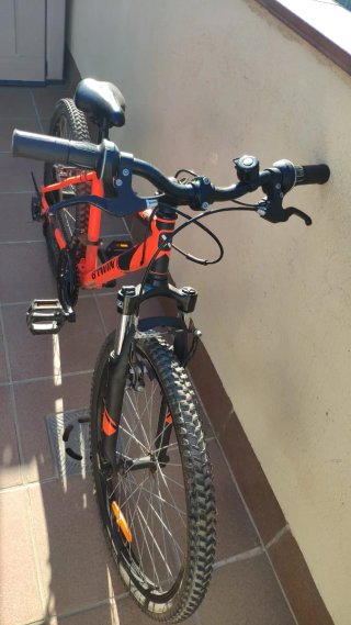 Bicicleta Rockrider 500 Naranja