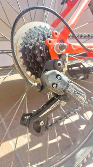 Bicicleta Rockrider 500 Naranja