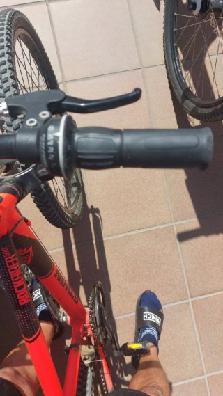 Bicicleta Rockrider 500 Naranja
