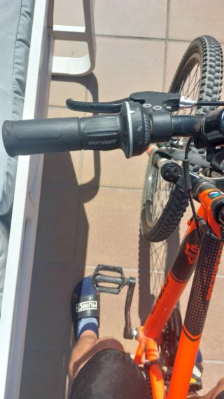 Bicicleta Rockrider 500 Naranja