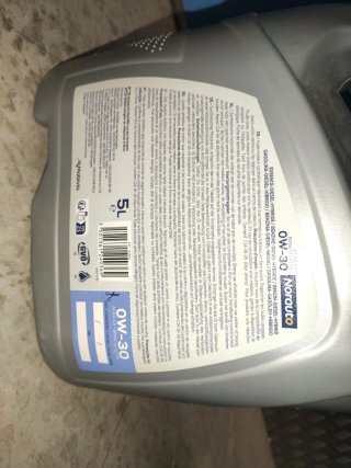 Aceite Motor Norauto 0W30 C2 BMW LL-12 FE 5L