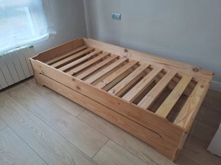 Cama Lufe 90x190 Madera