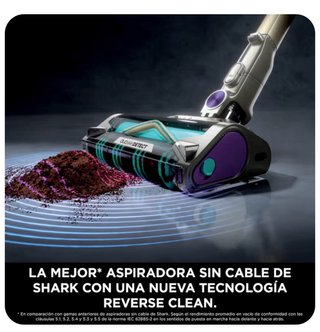 Aspirador Shark flexible con base