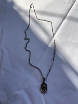 Collar con Colgante Rosa