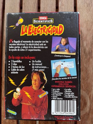 Juego de experimentos La Electricidad