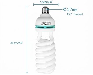 2 x Bombilla 115W. E27 5500°K