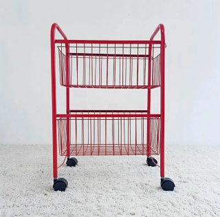 Carrito Rojo Estilo POP | Vintage 80s