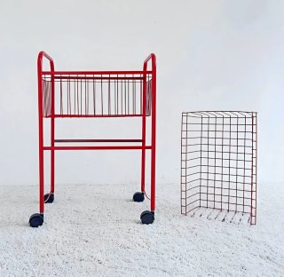 Carrito Rojo Estilo POP | Vintage 80s