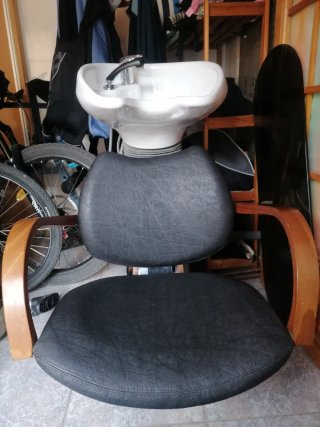 Set Peluquería Lavacabezas y Sillón