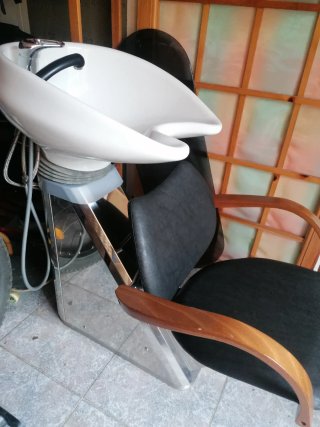 Set Peluquería Lavacabezas y Sillón
