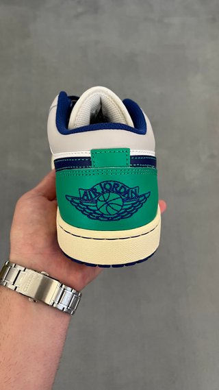 Air Jordan 1 Low Blu/Verde Size 43