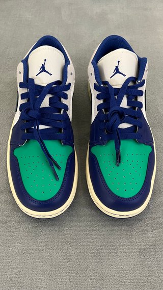 Air Jordan 1 Low Blu/Verde Size 43