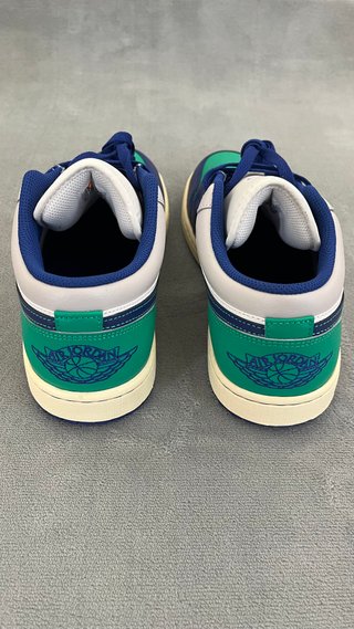 Air Jordan 1 Low Blu/Verde Size 43