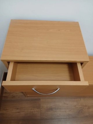 Mueble recibidor + espejo + zapatero