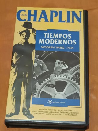 Cinta VHS Tiempos Modernos Charlie Chaplin