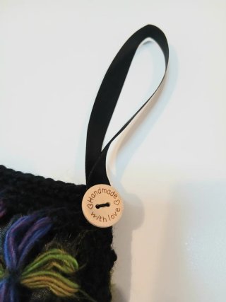 Pochette da polso multicolor fatta a mano