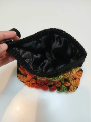 Pochette da polso multicolor fatta a mano
