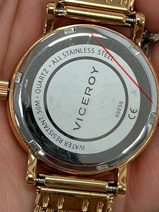 Reloj Viceroy 40898-97 Dorado y Blanco
