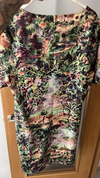 Vestido estampado floral talla 2XL