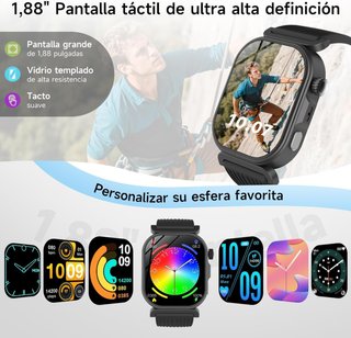 Reloj Inteligente Deportivo Premium Negro NUEVO