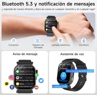 Reloj Inteligente Deportivo Premium Negro NUEVO