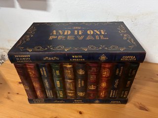 Baúl decorativo estilo librería-Original/funcional