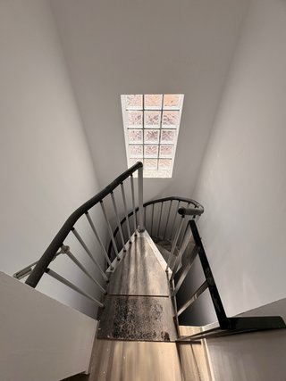 Escalera de caracol metal/plástico
