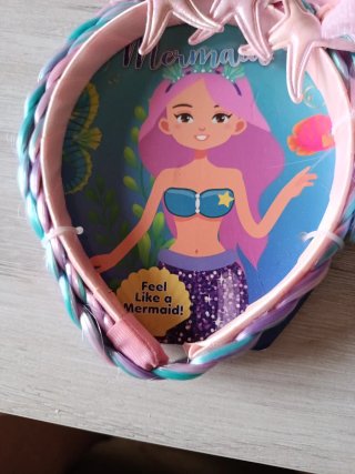 Diadema con extensiones de pelo