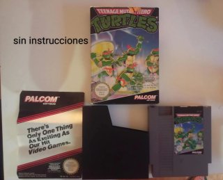 Lote 7 Juegos NES Palcom Teenage Mutant Hero Turtl