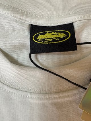 Camiseta Corteiz Blanca Logo Verde