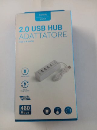Adattatore USB Hub 2.0 Euroblu 4 Porte