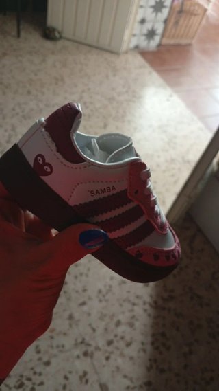Zapatillas Adidas Bebé Corazón Rosa