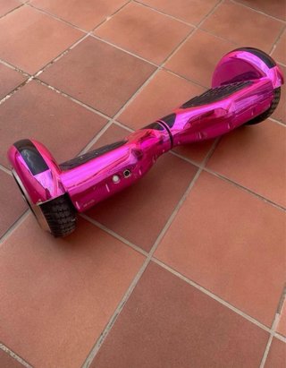 Hoverboard Rosa Metalizado con Funda