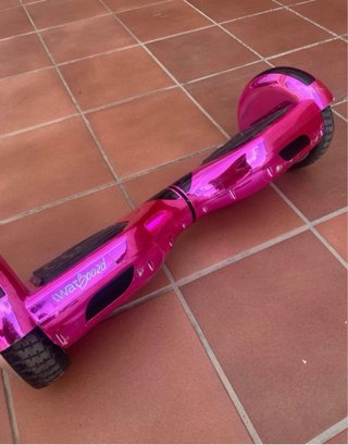 Hoverboard Rosa Metalizado con Funda