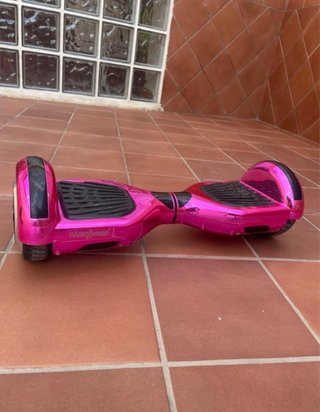 Hoverboard Rosa Metalizado con Funda