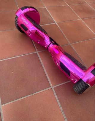 Hoverboard Rosa Metalizado con Funda