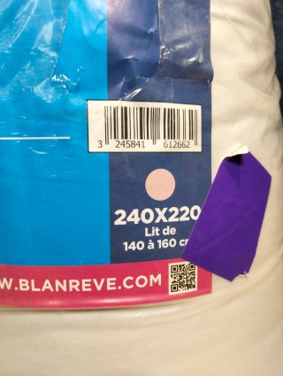 Blanrêve Edredón confort templado 240 x 220