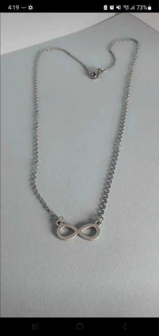 Collar Infinito Plata