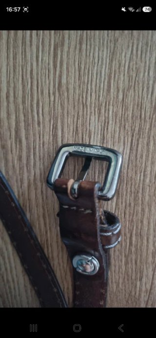 Cintura Campomaggi vera pelle lavata marrone 105